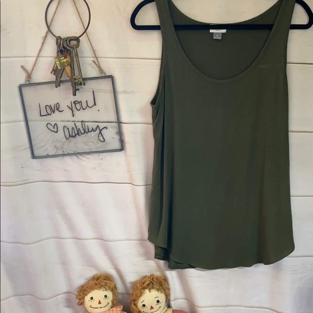 Old Navy; Olive; Tank Top; Camisole; M